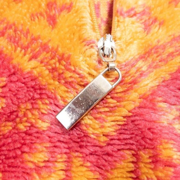 Vtg 90s Talbots Petites Fleece Sweater Womens Medium 1/4 Zip Jacket Made in USA - Picture 3 of 13